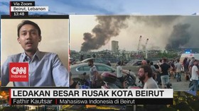 VIDEO: Kesaksian Mahasiswa Indonesia di Beirut Saat Ledakan