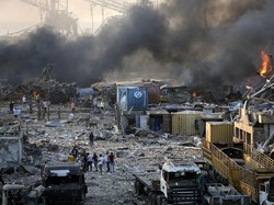 Ledakan di Beirut Lepaskan Gas Beracun