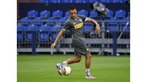 FOTO: Inter Milan Jelang Laga 'Diskon' 16 Besar Liga Europa Inter Milan melakukan persiapan terakhir jelang melawan Getafe pada pertandingan 16 besar Liga Europa di Veltins Arena, Jerman.