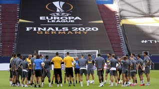 FOTO: Inter Milan Jelang Laga 'Diskon' 16 Besar Liga Europa