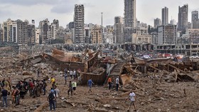 Ledakan Amonium Nitrat Beirut setara Gempa M 3,3