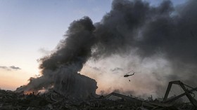 FOTO: Beirut Porak Poranda Akibat Ledakan Dahsyat