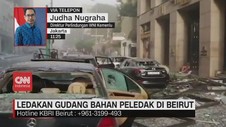 VIDEO: Ledakan Besar di Beirut Libanon Sebabkan 1 WNI Terluka