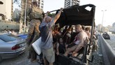 FOTO: Pasca Ledakan Besar di Libanon Ledakan besar terjadi di ibu kota Beirut, Libanon pada Selasa (4/8) petang di sebuah gudang penyimpanan 2.750 ton amonium nitrat yang berdaya ledak tinggi.