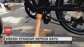 VIDEO: Kreasi Standar Sepeda dari Kayu