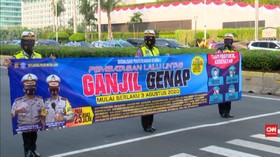 VIDEO: 6 Agustus Tilang Ganjil Genap Berlaku