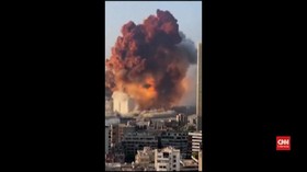 VIDEO: Detik-Detik Ledakan Dahsyat Kota Beirut Libanon