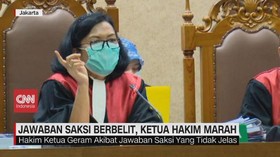 VIDEO: Saksi Berbelit, Ketua Hakim Kasus Jiwasraya Marah