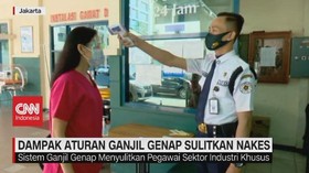 VIDEO: Dampak Aturan Ganjil-Genap Sulitkan Nakes