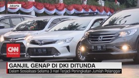 VIDEO: Ganjil Genap di DKI Jakarta Ditunda