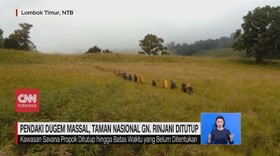 VIDEO: Pendaki Dugem Massal, Gunung Rinjani Ditutup