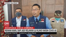VIDEO: Ridwan Kamil Siap Jadi Relawan Uji Vaksin Covid-19