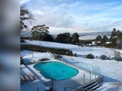 Turun Salju Lagi Setelah 50 Tahun, Warga Tasmania Tak Tidur