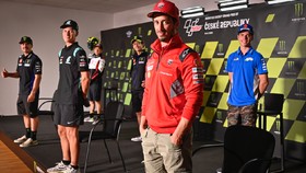 FOTO: Senyum Sebelum Badai MotoGP Ceko 2020