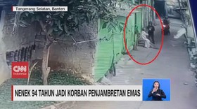 VIDEO: Nenek 94 Tahun Jadi Korban Penjambretan Emas