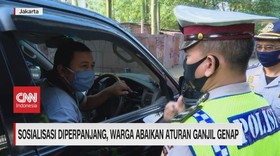 VIDEO: Warga Abaikan Aturan Ganjil Genap