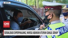 VIDEO: Warga Abaikan Aturan Ganjil Genap
