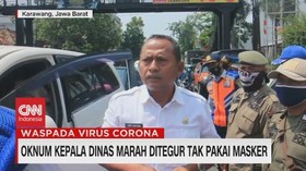 VIDEO: Oknum Kepala Dinas Marah Ditegur Tak Pakai Masker