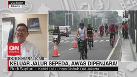 VIDEO: Keluar Jalur Sepeda, Awas Dipenjara