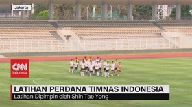 VIDEO: Latihan Perdana Timnas Indonesia di Masa Pandemi