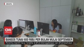 VIDEO: Bansos Tunai Rp.600 Per Bulan Mulai September