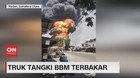 VIDEO: Truk Tangki BBM Terbakar di Medan