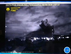 Ini Analisis ESDM soal Erupsi Gunung Sinabung di Sumut