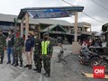 TNI-Polri Cegah Warga Masuk Zona Merah Gunung Sinabung