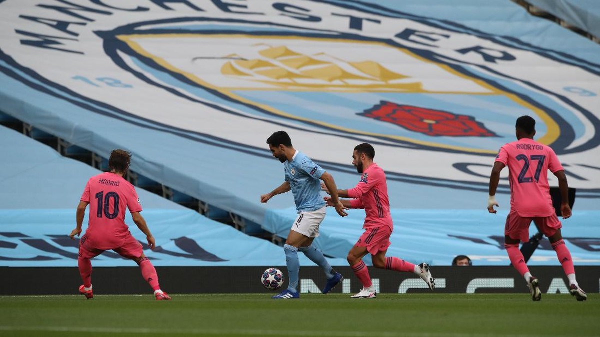 FOTO: Man City Tendang Real Madrid dari Liga Champions