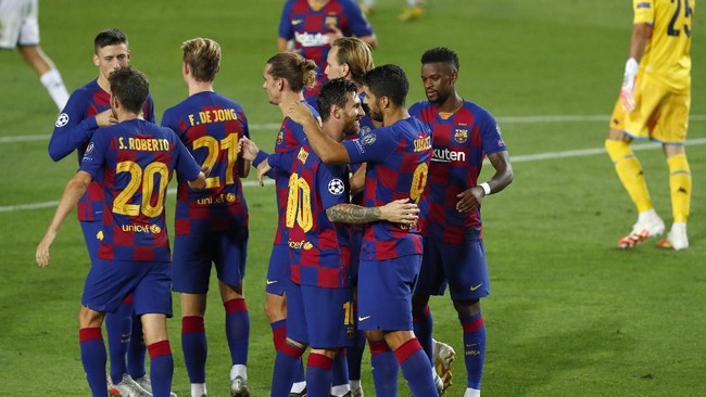 Berikut daftar delapan tim yang berhasil lolos ke babak perempat final Liga Champions 2019/2020.