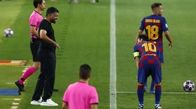 FOTO: Messi Gemilang, Barcelona Selamat di Liga Champions