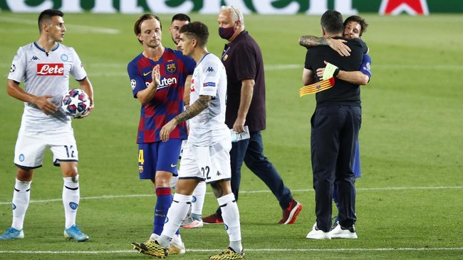 FOTO: Messi Gemilang, Barcelona Selamat di Liga Champions