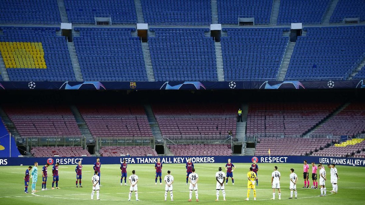 FOTO: Messi Gemilang, Barcelona Selamat di Liga Champions