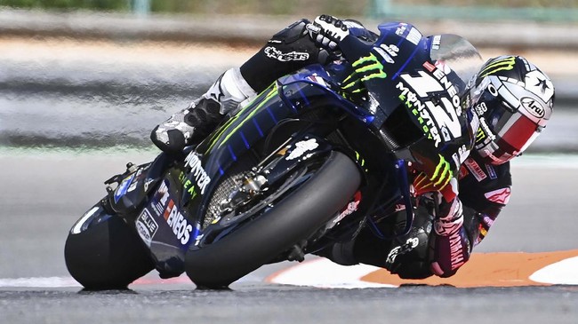 Maverick Vinales memutuskan melompat dari motor yang melaju dalam kecepatan 200 kilometer/jam karena masalah rem di MotoGP Styria.