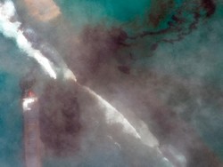 Tumpahan Minyak di Laut Mauritius Picu Kerusakan Lingkungan
