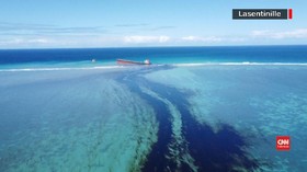 VIDEO: Melihat Tumpahan Minyak yang Mencemari Laut Mauritius