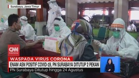 VIDEO: 6 ASN Positif Covid-19, PN Surabaya Ditutup 2 Pekan