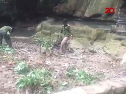 Penampakan Air Terjun Tirta Rimba Buton Panen Sampah