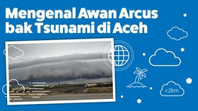 INFOGRAFIS: Mengenal Awan Arcus Bak Gulungan Tsunami di Aceh