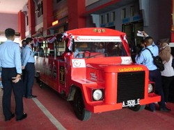 Lapas Cilegon Beri Layanan Odong-odong Drive-thru untuk Besuk Narapidana
