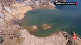 VIDEO: Melihat Kawah Sedalam 43 Meter Bekas Ledakan Beirut