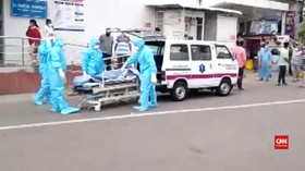 VIDEO: Pusat Perawatan Pasien Covid-19 Terbakar, 11 Tewas