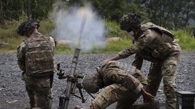 FOTO: Laga Taruna Akademi Militer West Point saat Pandemi