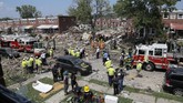 FOTO: Insiden Ledakan Gas Alam di Baltimore Ledakan gas alam terjadi di Baltimore, Amerika Serikat pada Senin (10/8) hingga menewaskan seorang perempuan.