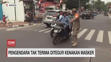 VIDEO: Pemotor Tak Terima Ditegur Tidak Memakai Masker