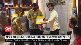 VIDEO: Golkar Resmi Dukung Gibran di Pilwakot Solo