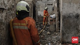 19 Rumah Hangus Akibat Kebakaran di Tambora Jakbar