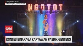 VIDEO: Kontes Binaraga Karyawan Pabrik Genteng