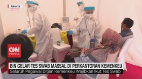 VIDEO: BIN Gelar Tes Swab Massal di Perkantoran Kemenkeu