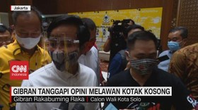 VIDEO: Gibran Tanggapi Opini Melawan Kotak Kosong